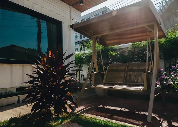 34 Independent Courtyard Garden-Style Container Homestay Near Mrt Banguecoque privado